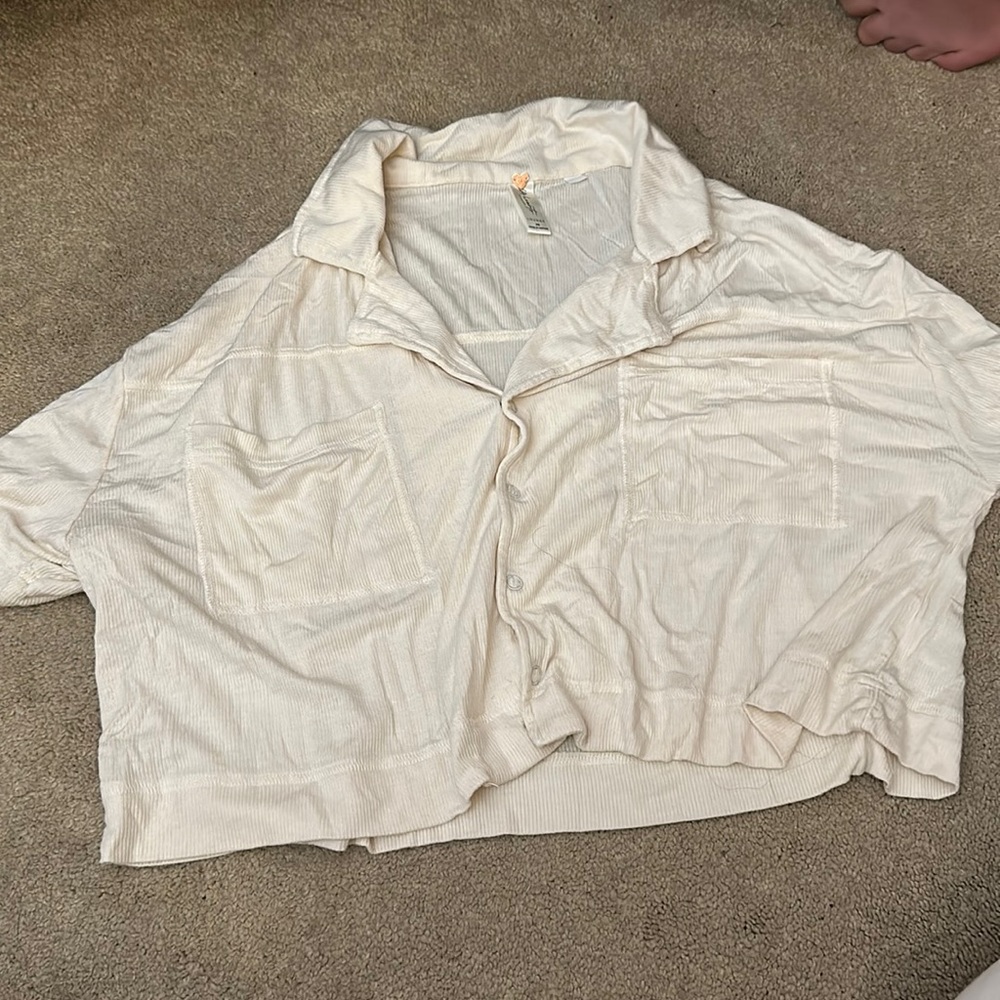 pacsun boxy button up